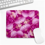 Beauty Pink Abstract Design Large Mouse Pad (Rectangle) Front