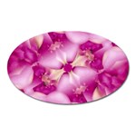 Beauty Pink Abstract Design Magnet (Oval) Front