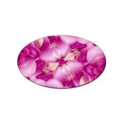 Beauty Pink Abstract Design Sticker 100 Pack (oval) by dflcprints