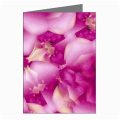 Beauty Pink Abstract Design Greeting Card (8 Pack) by dflcprints