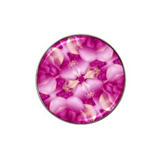 Beauty Pink Abstract Design Golf Ball Marker (for Hat Clip) by dflcprints