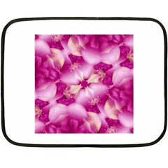 Beauty Pink Abstract Design Mini Fleece Blanket (two Sided) by dflcprints