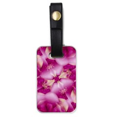 Beauty Pink Abstract Design Luggage Tag (one Side) by dflcprints