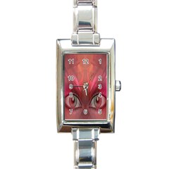 Hypnotized Rectangular Italian Charm Watch by icarusismartdesigns