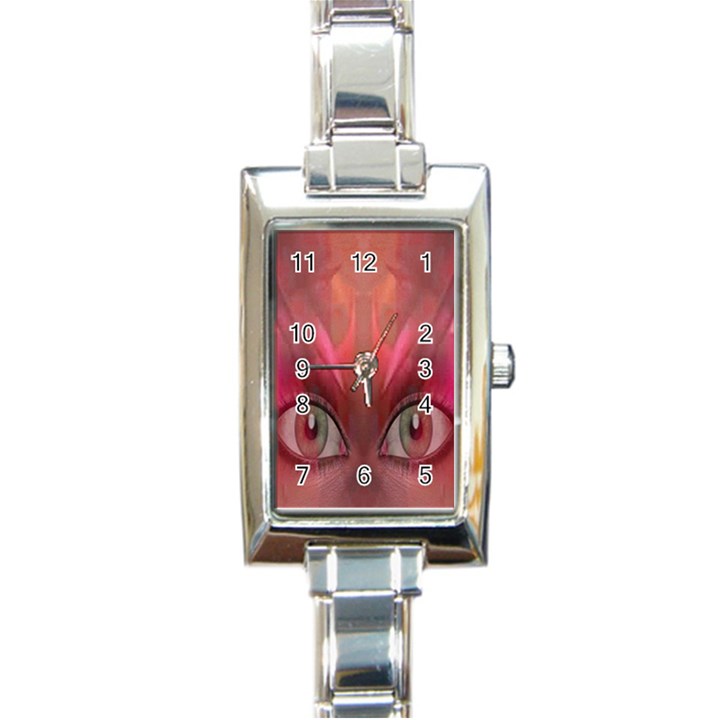 Hypnotized Rectangular Italian Charm Watch