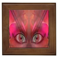 Hypnotized Framed Ceramic Tile by icarusismartdesigns