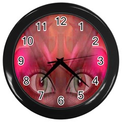 Hypnotized Wall Clock (black) by icarusismartdesigns