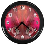 Hypnotized Wall Clock (Black) Front