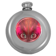 Hypnotized Hip Flask (round) by icarusismartdesigns