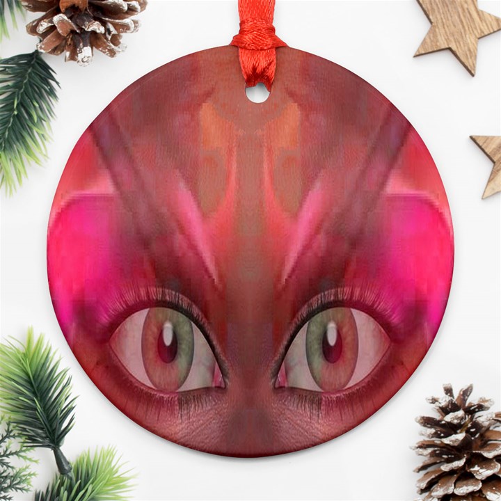 Hypnotized Round Ornament (Two Sides)