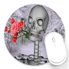 Looking Forward To Spring 8  Mouse Pad (round) by icarusismartdesigns