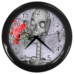 Looking Forward To Spring Wall Clock (black) by icarusismartdesigns