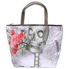 Looking Forward To Spring Bucket Handbag by icarusismartdesigns