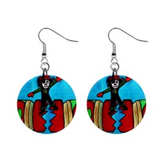 Cracker Jack Mini Button Earrings