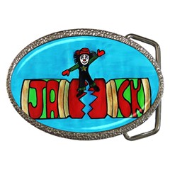 Cracker Jack Belt Buckle (oval)