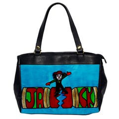 Cracker Jack Oversize Office Handbag (one Side)