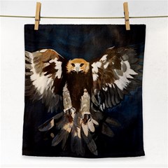 Golden Eagle Face Towel by JUNEIPER07