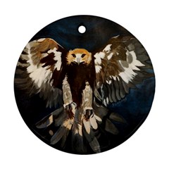 Golden Eagle Round Ornament