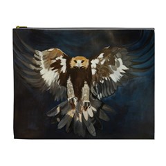 Golden Eagle Cosmetic Bag (xl) by JUNEIPER07