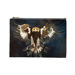 Golden Eagle Cosmetic Bag (large) by JUNEIPER07