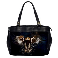 Golden Eagle Oversize Office Handbag (one Side) by JUNEIPER07