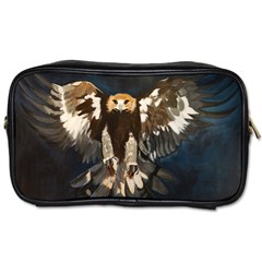 Golden Eagle Travel Toiletry Bag (two Sides) by JUNEIPER07