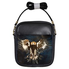 Golden Eagle Girl s Sling Bag by JUNEIPER07