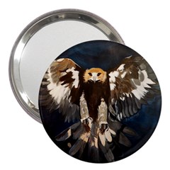 Golden Eagle 3  Handbag Mirror by JUNEIPER07