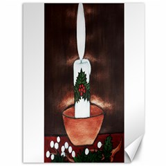 Candle And Mistletoe Canvas 36  X 48  (unframed) by JUNEIPER07