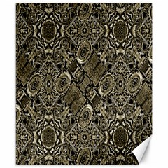 Steam Punk Pattern Print Canvas 8  X 10  (unframed) by dflcprints