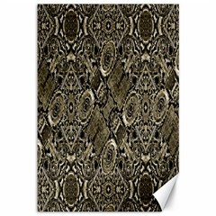 Steam Punk Pattern Print Canvas 12  X 18  (unframed) by dflcprints