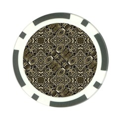 Steam Punk Pattern Print Poker Chip by dflcprints