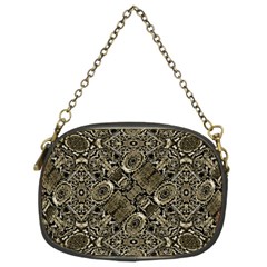 Steam Punk Pattern Print Chain Purse (two Sided)  by dflcprints