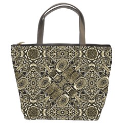 Steam Punk Pattern Print Bucket Handbag by dflcprints