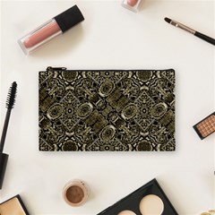 Steam Punk Pattern Print Cosmetic Bag (small) by dflcprints