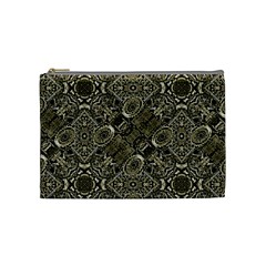 Steam Punk Pattern Print Cosmetic Bag (medium) by dflcprints