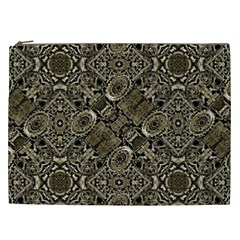 Steam Punk Pattern Print Cosmetic Bag (xxl) by dflcprints