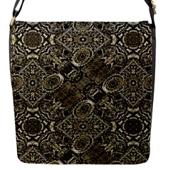 Steam Punk Pattern Print Flap Closure Messenger Bag (small) by dflcprints