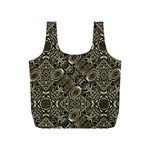 Steam Punk Pattern Print Reusable Bag (S) Back