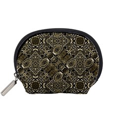 Steam Punk Pattern Print Accessory Pouch (small) by dflcprints