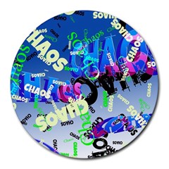 Pure Chaos 8  Mouse Pad (round) by StuffOrSomething