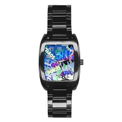 Pure Chaos Stainless Steel Barrel Watch