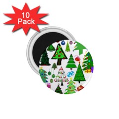 Oh Christmas Tree 1.75  Button Magnet (10 pack)