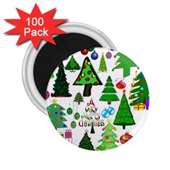 Oh Christmas Tree 2.25  Button Magnet (100 pack)