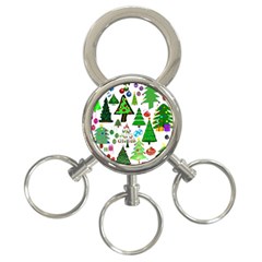 Oh Christmas Tree 3-Ring Key Chain