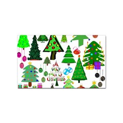 Oh Christmas Tree Sticker (rectangle) by StuffOrSomething