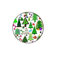 Oh Christmas Tree Golf Ball Marker 4 Pack (for Hat Clip)