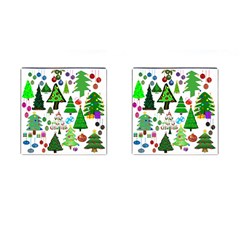 Oh Christmas Tree Cufflinks (Square)