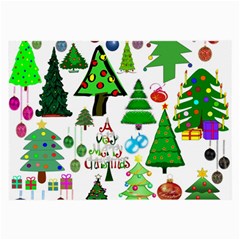 Oh Christmas Tree Glasses Cloth (Large, Two Sided)