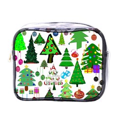 Oh Christmas Tree Mini Travel Toiletry Bag (One Side)